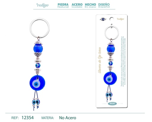 [12354] Llavero de ojo turco - Accesorios y llaveros
