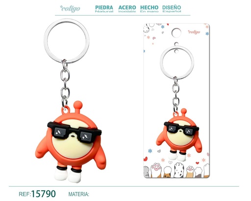 [15790] Llavero de dibujos animados - Accesorios divertidos y coleccionables