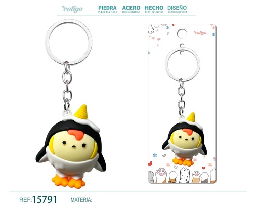 [15791] Llavero de dibujos animados - Accesorios divertidos y coleccionables
