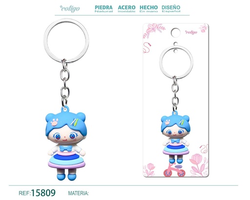 [15809] Llavero de dibujos animados - Accesorios divertidos y coleccionables
