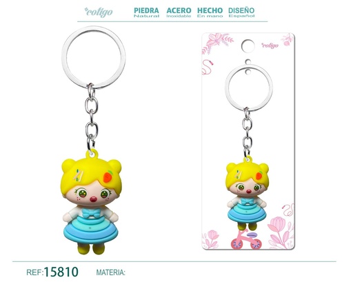 [15810] Llavero de dibujos animados - Accesorios divertidos y coleccionables