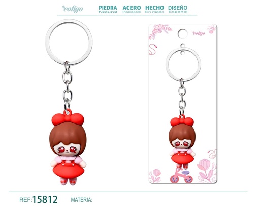 [15812] Llavero de dibujos animados - Accesorios divertidos y coleccionables