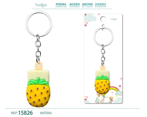 [15826] Llavero de dibujos animados - Accesorios divertidos y coleccionables