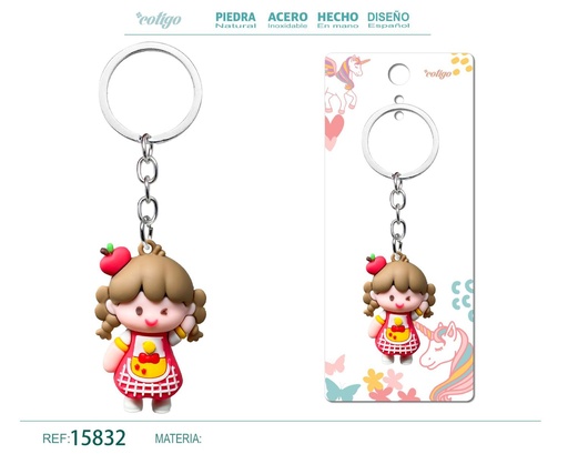 [15832] Llavero de dibujos animados - Accesorios divertidos y coleccionables