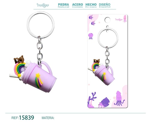 [15839] Llavero de dibujos animados - Accesorios divertidos y coleccionables