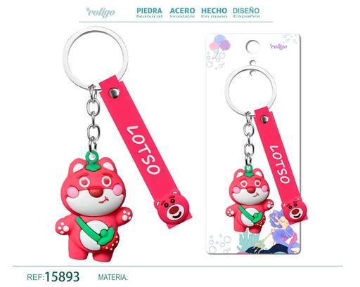 [15893] Llavero de dibujos animados - Accesorios y llaveros divertidos