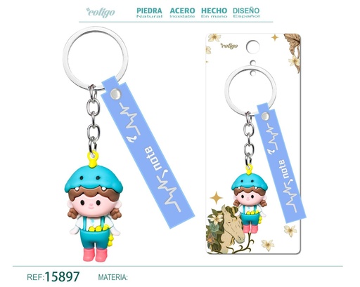 [15897] Llavero de dibujos animados - Accesorios y llaveros divertidos