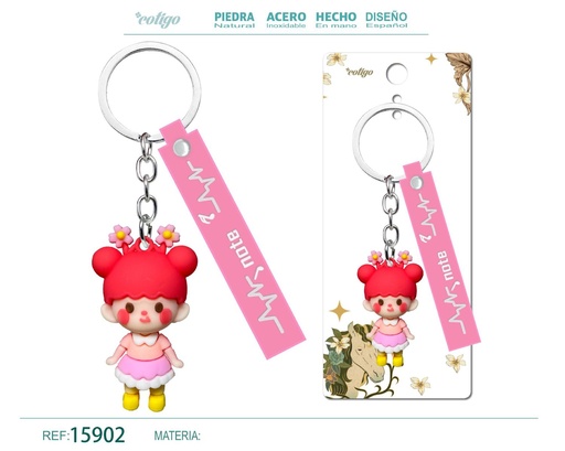 [15902] Llavero de dibujos animados - Accesorios y llaveros divertidos