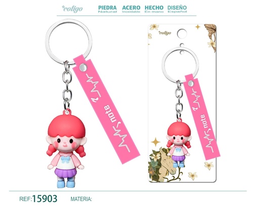 [15903] Llavero de dibujos animados - Accesorios y llaveros divertidos