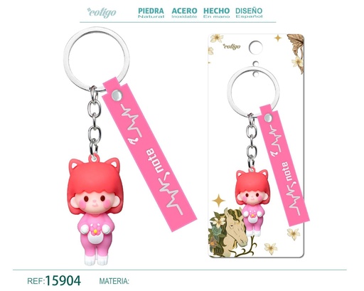 [15904] Llavero de dibujos animados - Accesorios y llaveros divertidos