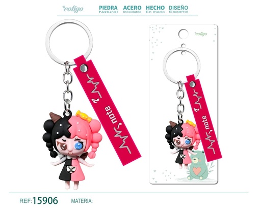 [15906] Llavero de dibujos animados - Accesorios y llaveros divertidos