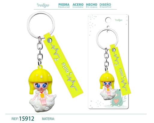 [15912] Llavero de dibujos animados - Accesorios y llaveros divertidos