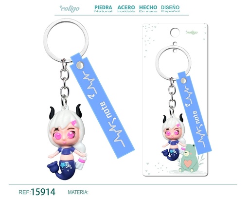 [15914] Llavero de dibujos animados - Accesorios y llaveros divertidos