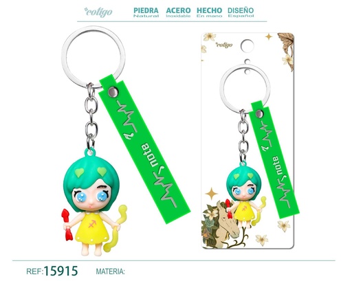 [15915] Llavero de dibujos animados - Accesorios y llaveros divertidos