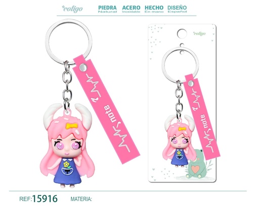 [15916] Llavero de dibujos animados - Accesorios y llaveros divertidos