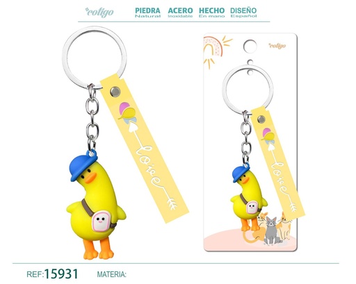 [15931] Llavero de dibujos animados - Accesorios y llaveros divertidos
