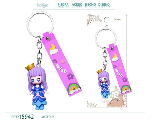 [15942] Llavero de dibujos animados - Accesorios y llaveros divertidos