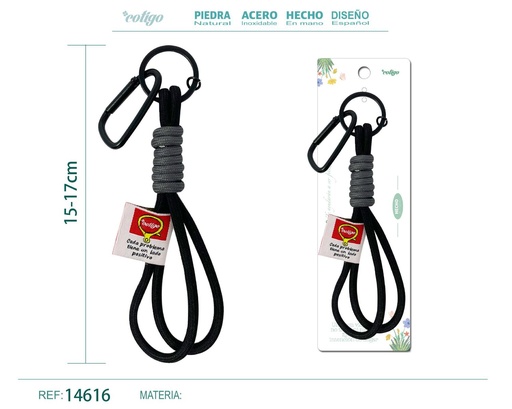 [14616] Llavero de cuerda color macarrón - Accesorios y llaveros creativos