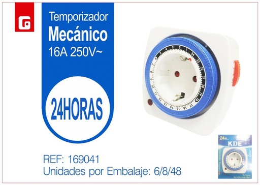 [170316904] Temporizador analógico 24h TS-28A - Electrónica y temporizadores