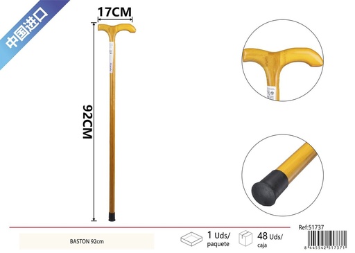 [51737] Bastón 92 cm con cabezal afilado - Productos de cuidado personal