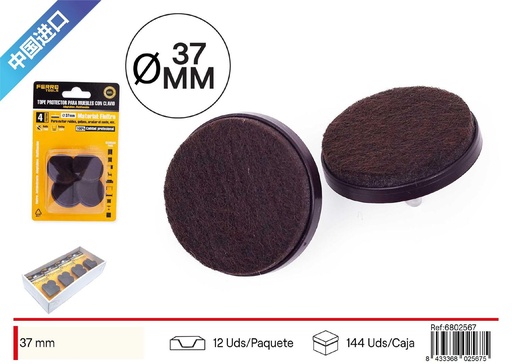 [6802567] Almohadilla para patas de muebles 37mm - Protección para muebles