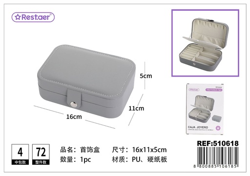 [510618] Caja joyero de acrílico - Artículos de belleza