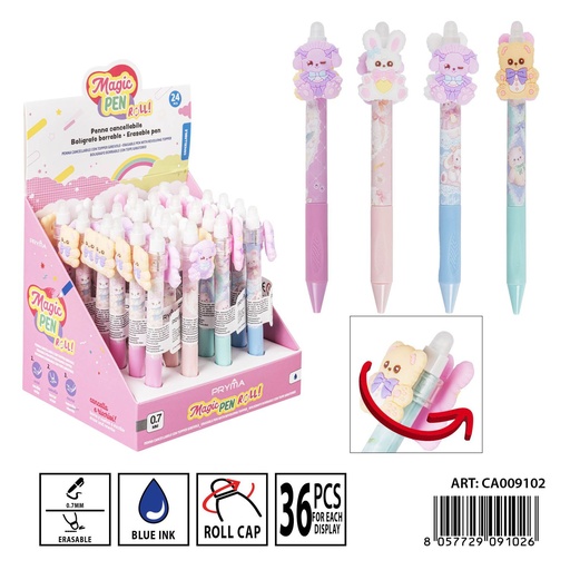 [0237065] Bolígrafo borrable Magic Roll 0.7mm - Herramientas de escritura