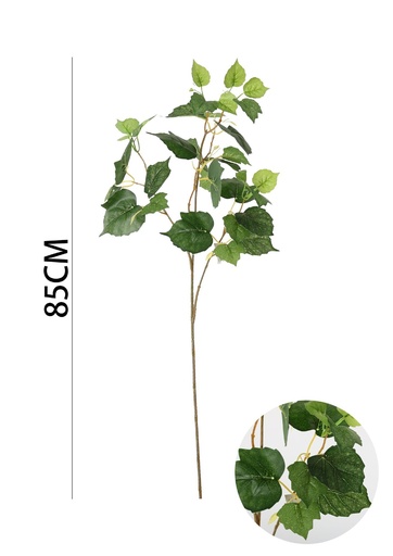 [631158-2] Rama de hiedra artificial 85 cm - Decoración natural