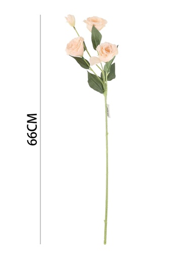 [631115CHAMPAGNE] Ramo de flores artificiales - Lis de 4 cabezas en 66 cm