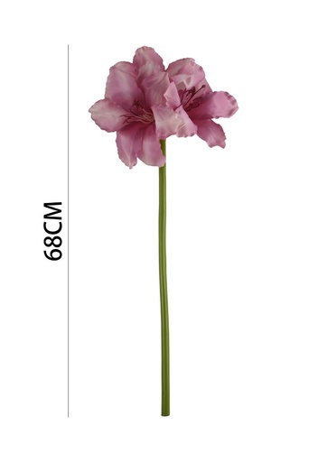 [631116MORADO] Ramo de flores artificiales - Lirio solitario en 68 cm