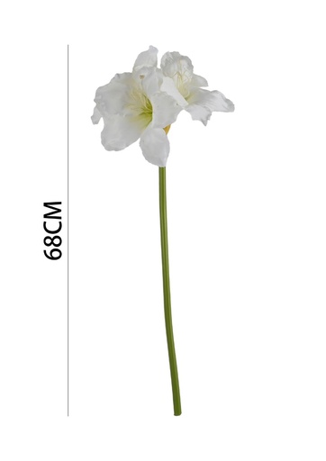 [631116BLANCO] Ramo de flores artificiales - Lirio solitario en 68 cm