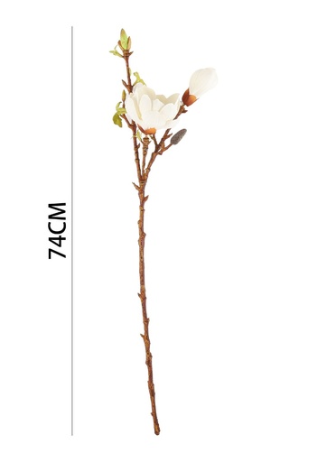 [630879BLANCO] Ramo de flores artificiales - Lirio grande de nieve