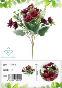 [630818红色] Ramo de flores de lana - Ramo decorativo
