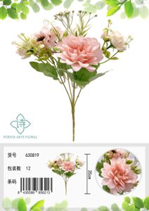 [630819粉白] Ramo de rosa grande de primavera - Ramo decorativo