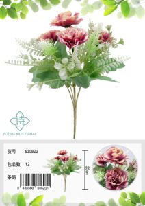 [630823] Carnaciones artificiales de cedro rosa profundo - Ramo decorativo