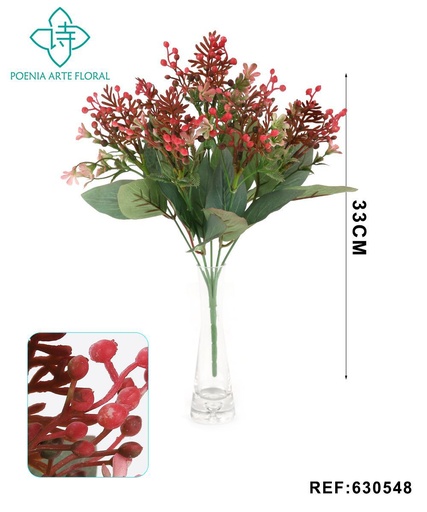 [630548] Ramo decorativo 630548 en rojo - Ramo decorativo - Serie de hierbas de agua