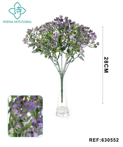 [630552] Ramo decorativo 630552 en púrpura - Ramo decorativo - Serie de hierbas de agua