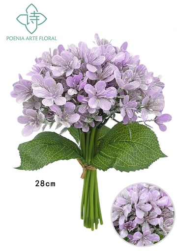 [630395-紫色] Grupo de pequeñas flores silvestres - Bouquet decorativo
