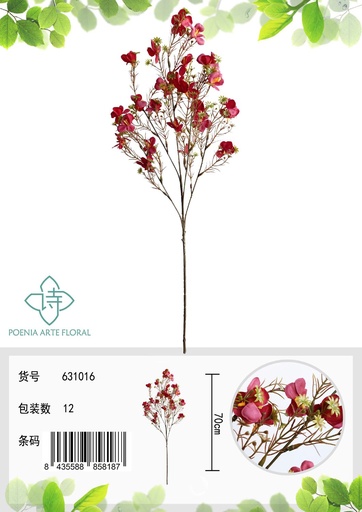 [631016红] Ramo de flores de ciruelo - Decoración floral