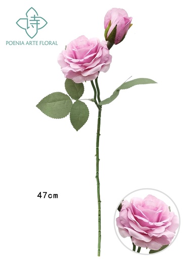 [630393-5] Ramo de rosas de aceite nuevos en color morado - Decoración floral