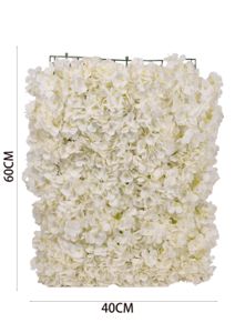 [631042白色] PANEL DE HORTENSIA ARTIFICIAL - Jardín vertical y decoración de plantas