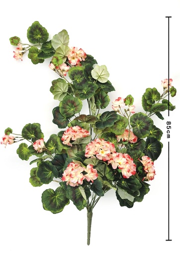 [630120ROSA] Ramo de flores artificiales - Geranios colgantes para decoración