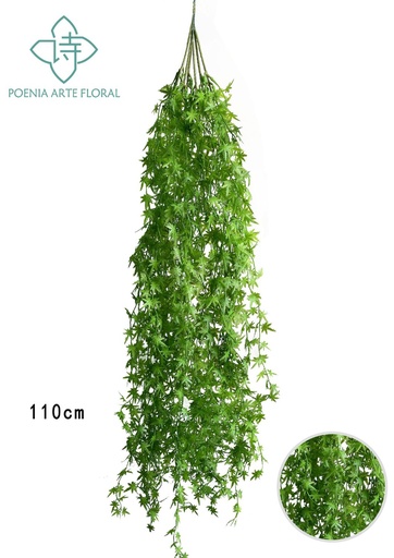 [630574双绿] Rama de hoja de agave pequeña para colgar - decoración de pared enredadera