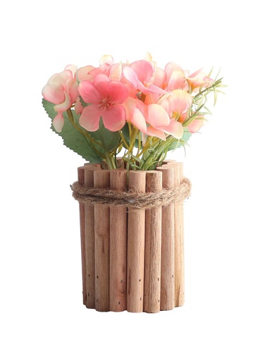 [5101084-4] Pozuelo de flores artificiales - Pequeño macetero decorativo