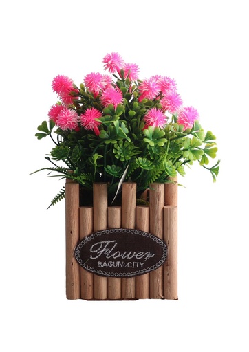 [5101082-14] Pozuelo de flores artificiales - Pequeño macetero decorativo