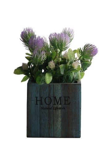 [5101082-33] Pozuelo de flores artificiales - Pequeño macetero decorativo