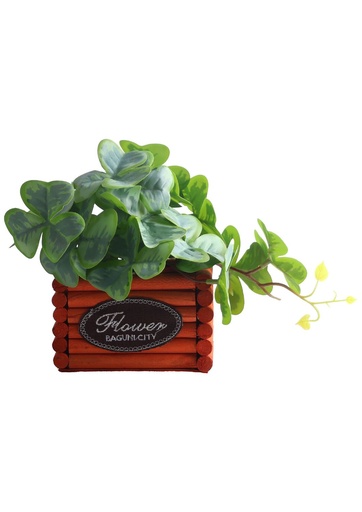 [5101083-1] Pozuelo de flores artificiales - Pequeño macetero decorativo