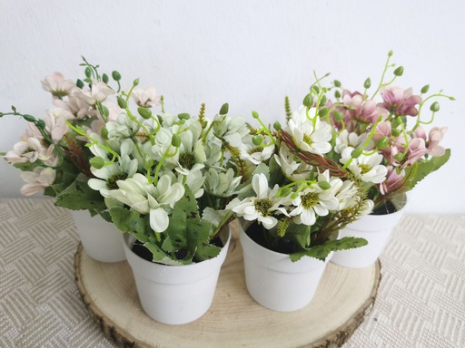 [5101027-53] Planta artificial pequeña en maceta - Bonsái decorativo