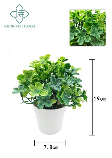 [630480-2] Bonsái artificial de violeta - Planta decorativa