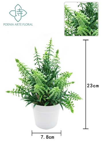 [630482-2] Bonsái artificial de espiga - Planta decorativa